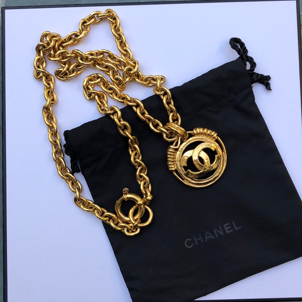 Chanel Gold CC Necklace